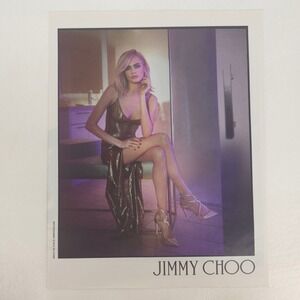 Jimmy Choo Cara Delevingne Lancer Pumps Print Ad High Heels Designer Advertising
